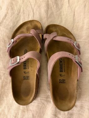 Birkenstock Women's Dusty Purple leather Mayari Sandals